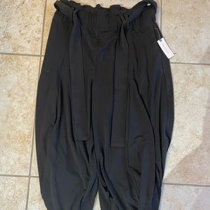 Black Dress “Joggers” by Anthropologie